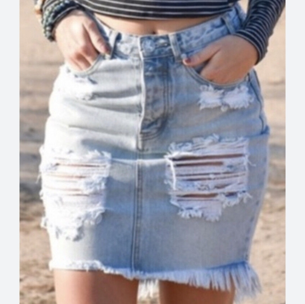 One by Oneteaspoon 2020 mini denim skirt
